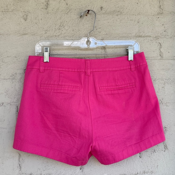 J. Crew Factory Hot Pink 100% Cotton Chino Shorts Size 4 - Picture 5 of 14